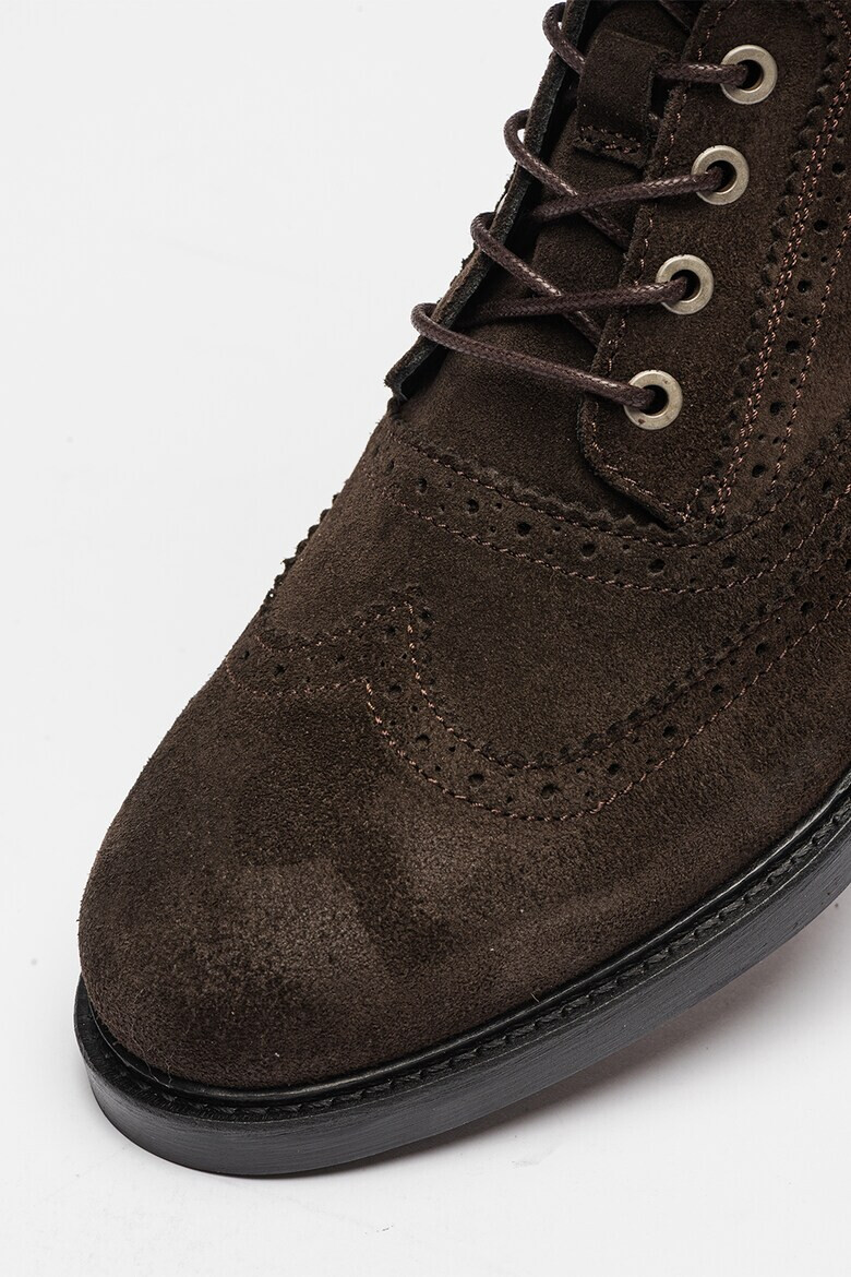 Scotch  Soda Боти Brogue от велур - Pepit.bg