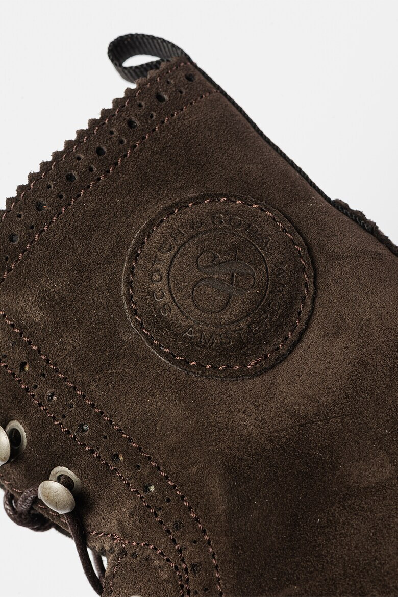 Scotch  Soda Боти Brogue от велур - Pepit.bg