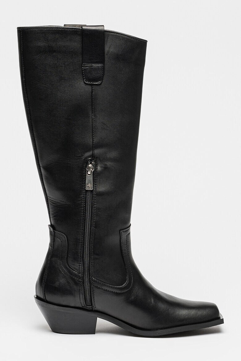 Scotch  Soda Claudia Leather Knee-High Boots - Pepit.bg