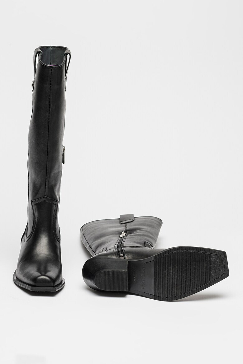 Scotch  Soda Claudia Leather Knee-High Boots - Pepit.bg