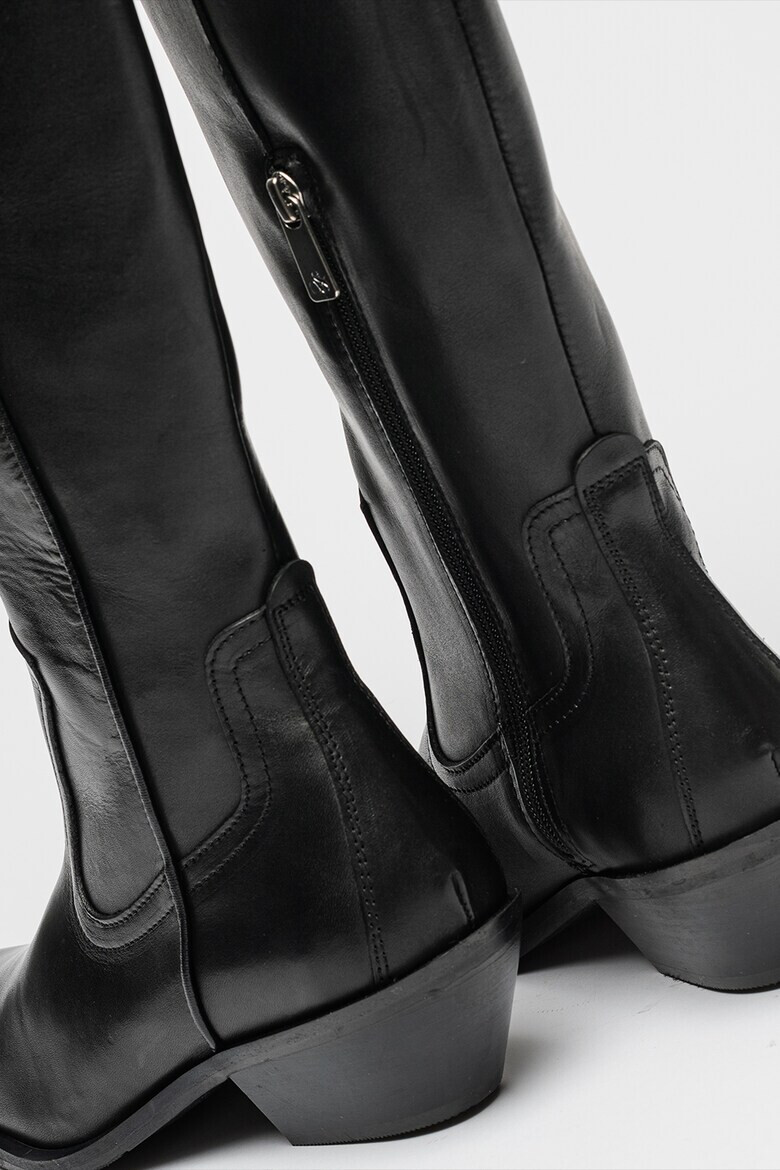 Scotch  Soda Claudia Leather Knee-High Boots - Pepit.bg