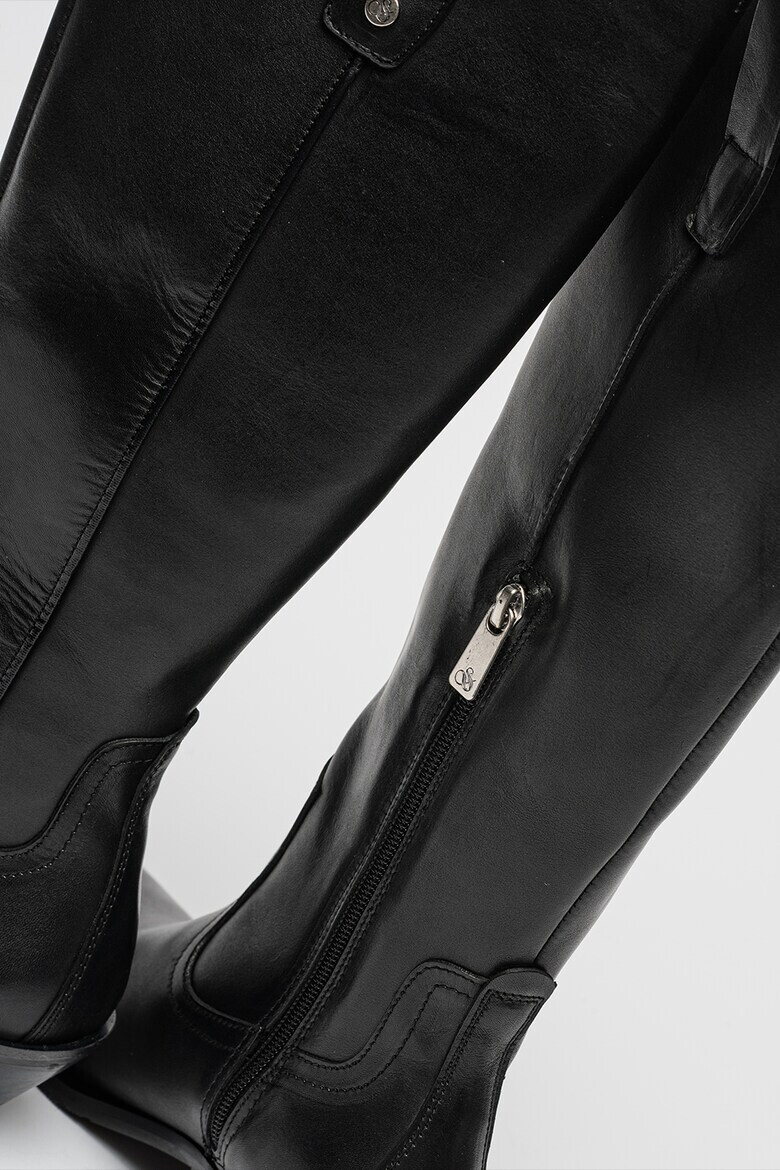 Scotch  Soda Claudia Leather Knee-High Boots - Pepit.bg