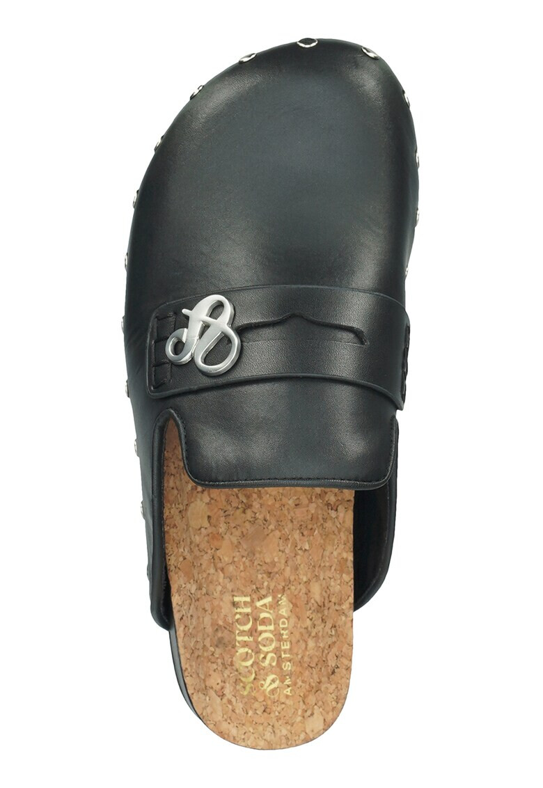Scotch & Soda Кожени чехли с нитове - Pepit.bg