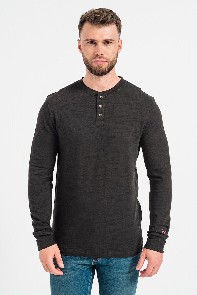 Scotch & Soda Памучна блуза Henley - Pepit.bg
