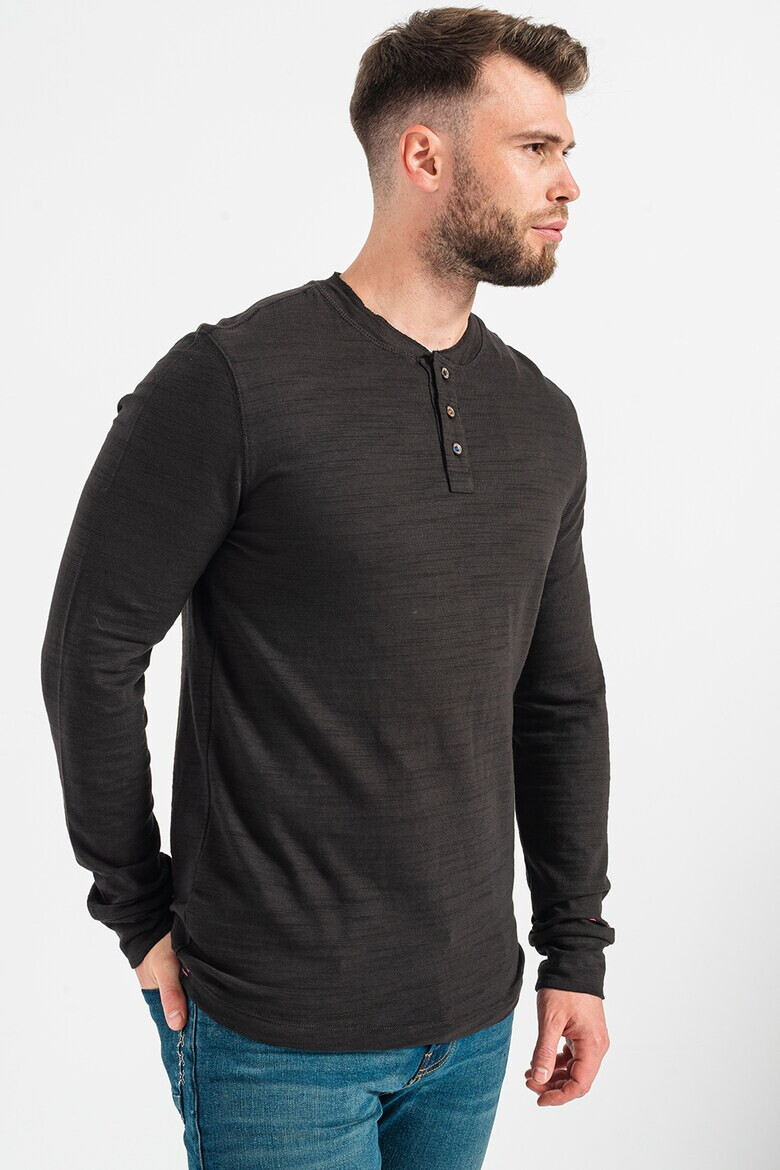 Scotch & Soda Памучна блуза Henley - Pepit.bg
