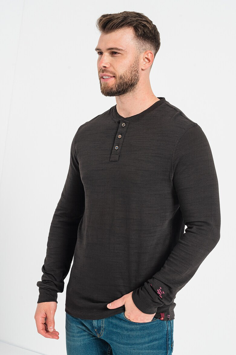 Scotch & Soda Памучна блуза Henley - Pepit.bg