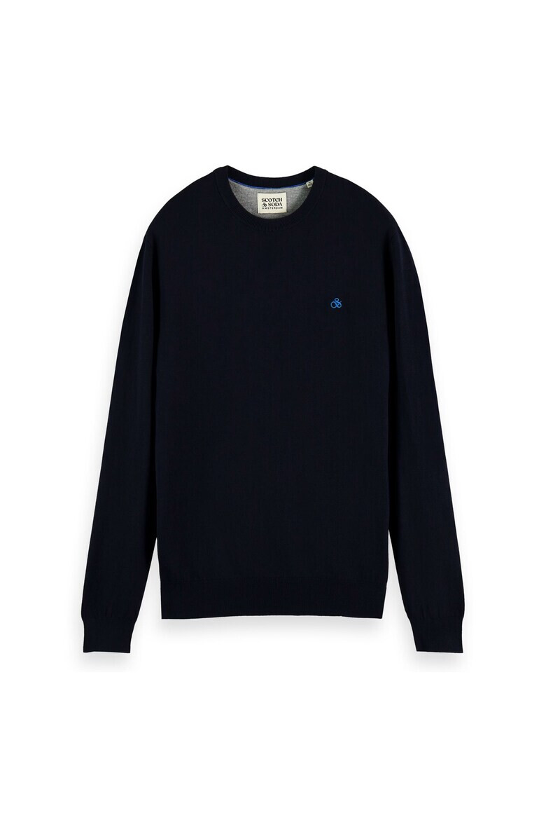 Scotch  Soda Пуловер Essentials Classic с овално деколте - Pepit.bg