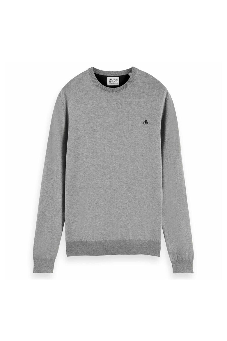 Scotch  Soda Пуловер Essentials Classic с овално деколте - Pepit.bg