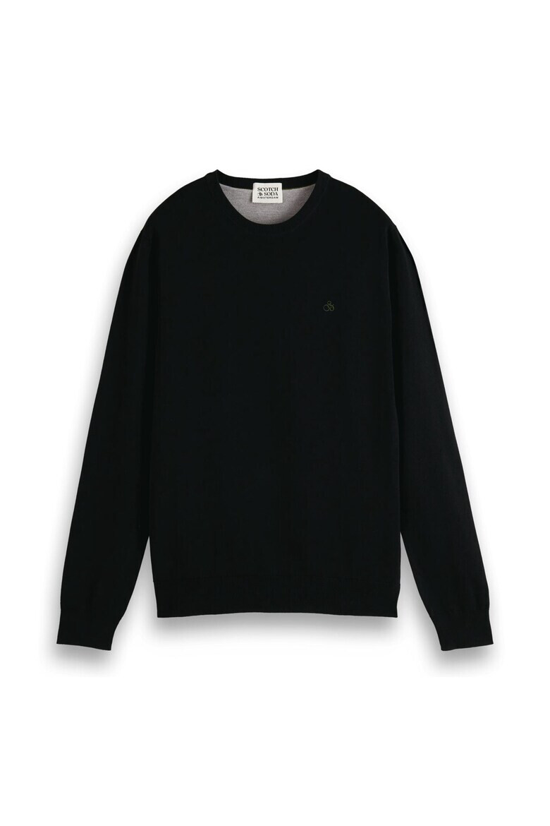 Scotch  Soda Пуловер Essentials Classic с овално деколте - Pepit.bg