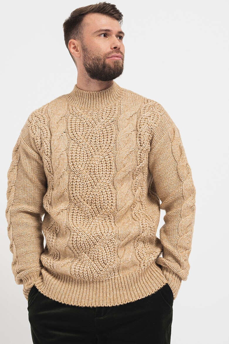 Scotch  Soda Пуловер с плетка осморка - Pepit.bg