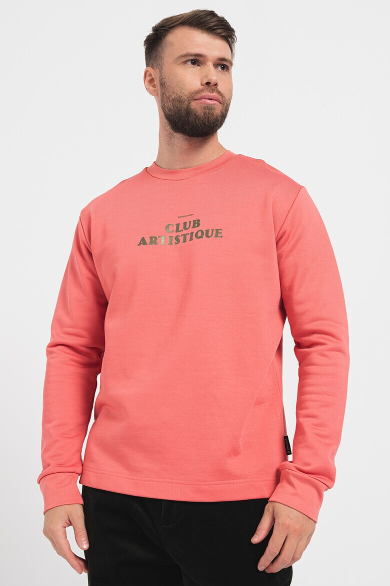 Scotch  Soda Суитшърт с надпис - Pepit.bg