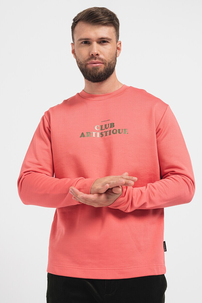 Scotch  Soda Суитшърт с надпис - Pepit.bg
