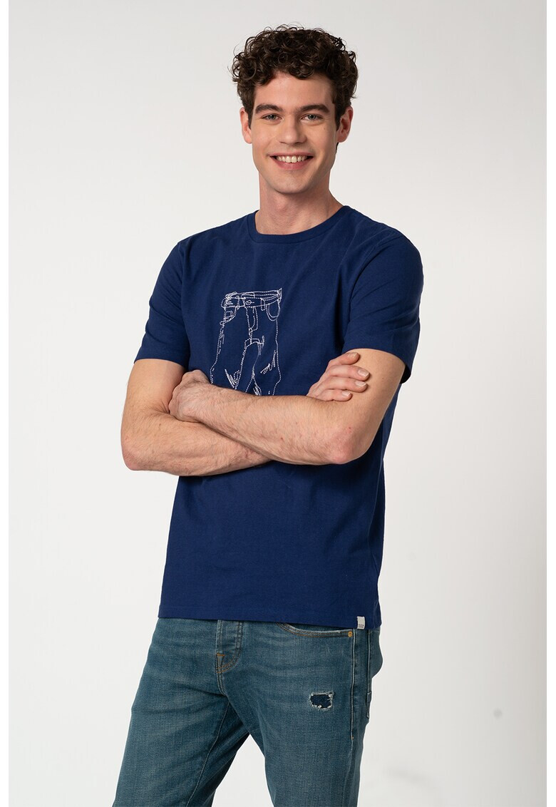 Scotch & Soda Тениска с бродерии - Pepit.bg
