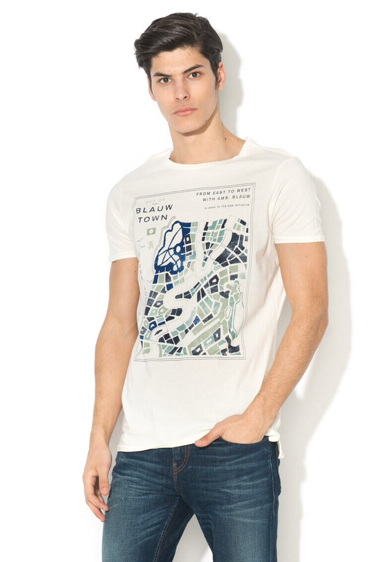 Scotch & Soda Тениска с фигурална шарка - Pepit.bg