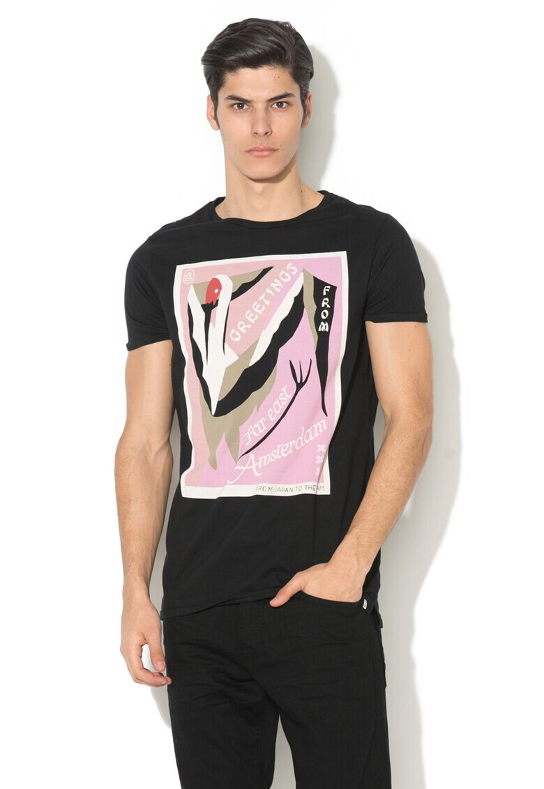 Scotch & Soda Тениска с фигурална шарка - Pepit.bg
