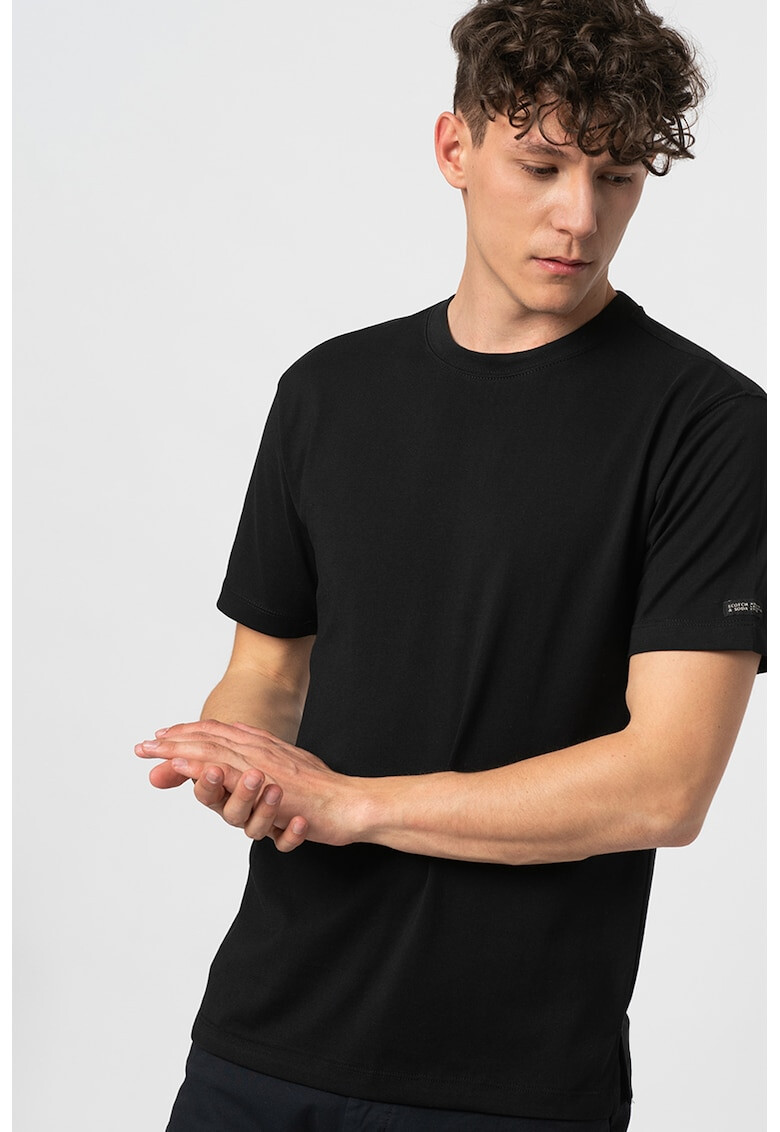 Scotch & Soda Тениска с овално деколте - Pepit.bg