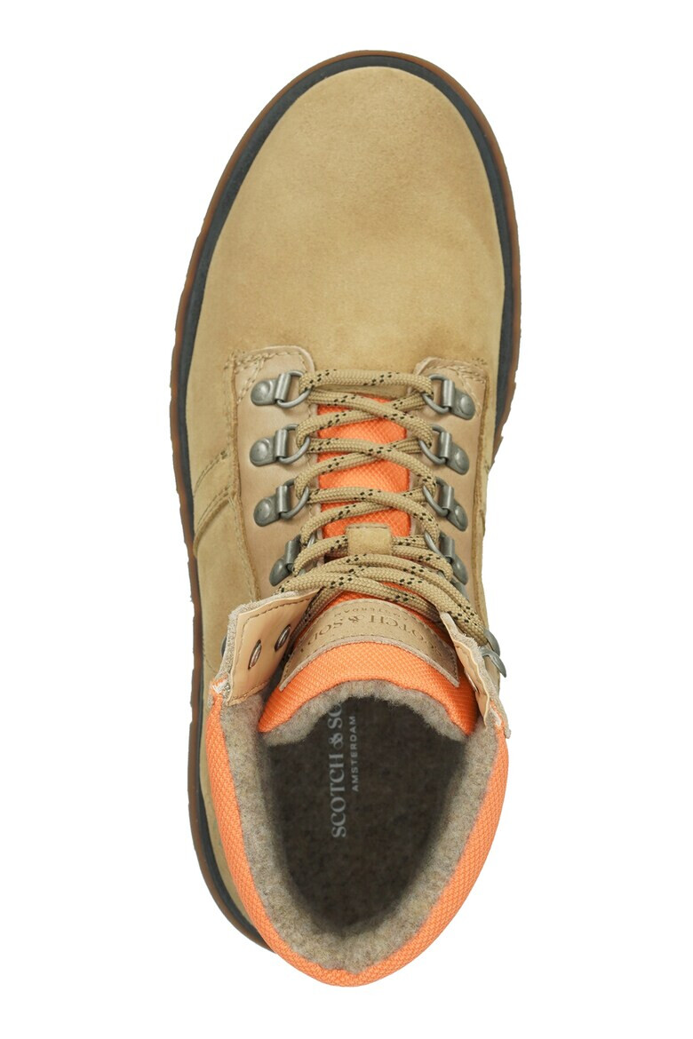 Scotch  Soda Велурени боти с текстил - Pepit.bg