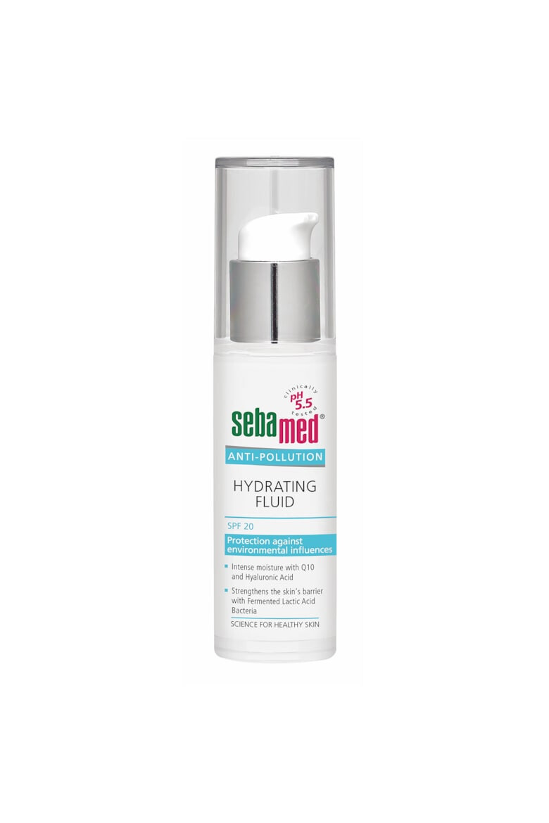 Sebamed Хидратиращ флуид Antipollution - SPF 20 - 30 мл - Pepit.bg