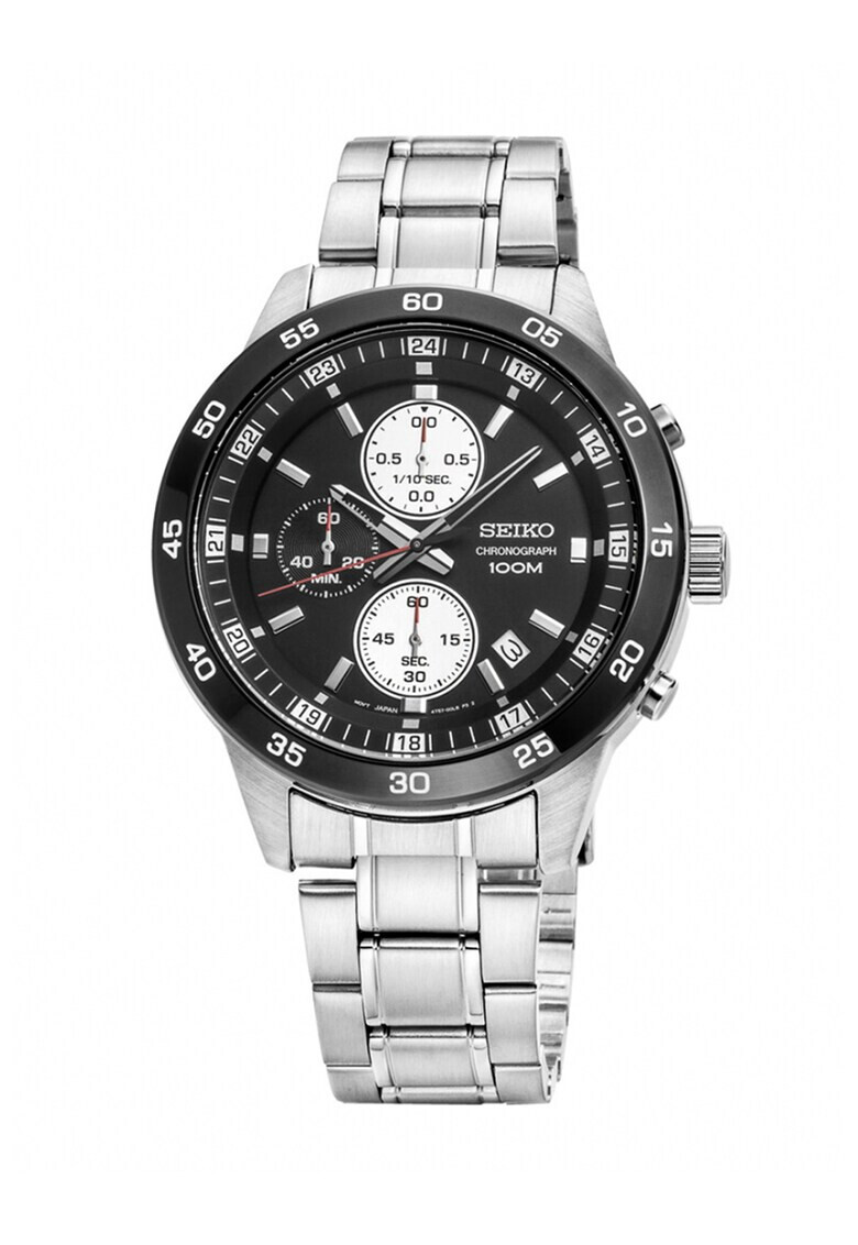 Seiko Часовник от инокс с хронограф - Pepit.bg