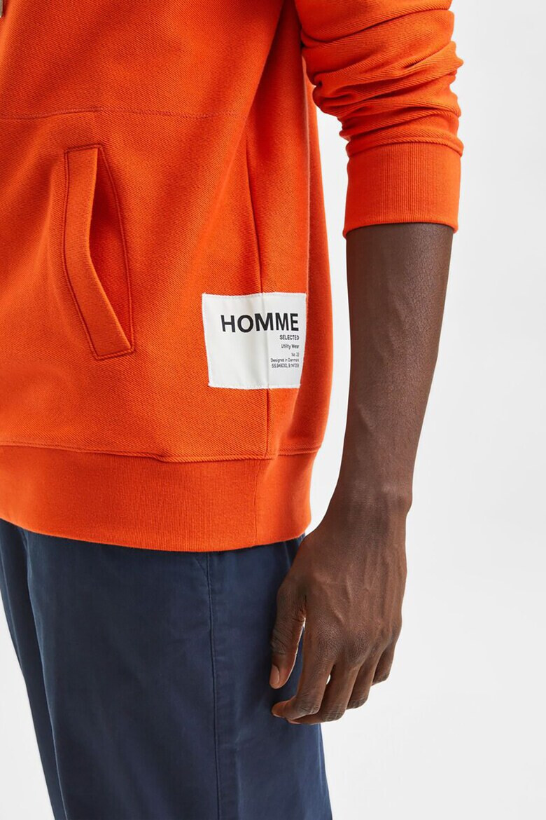 Selected Homme Худи с джоб кенгуру - Pepit.bg