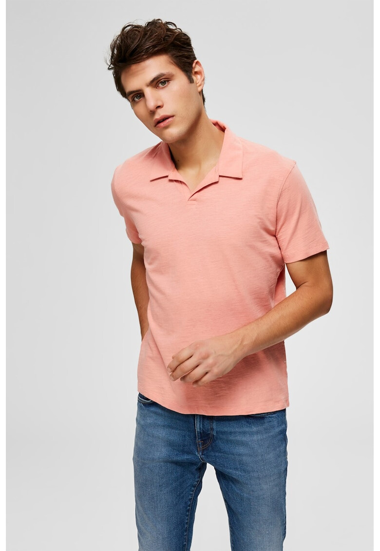 Selected Homme Тениска с яка - Pepit.bg