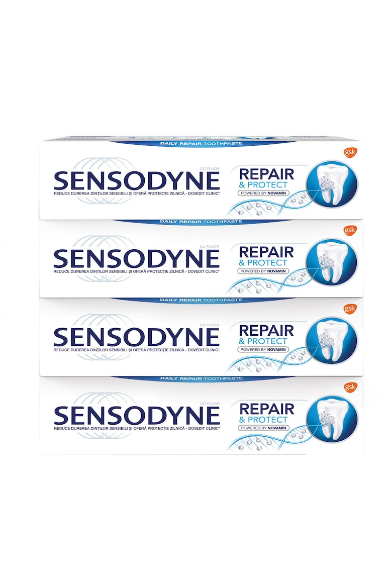 Sensodyne Комплект: 4 x Паста за зъби Repair and Protect 75 мл - Pepit.bg