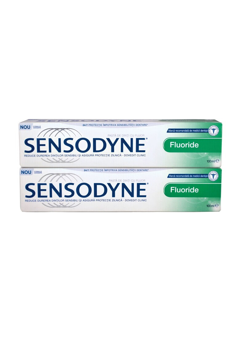 Sensodyne Комплект : Паста за зъби Fluoride 100 мл х 2 - Pepit.bg