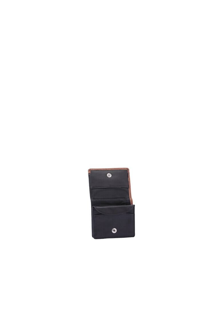Sergio Tacchini Кожен портфейл с капси - Черен - Pepit.bg