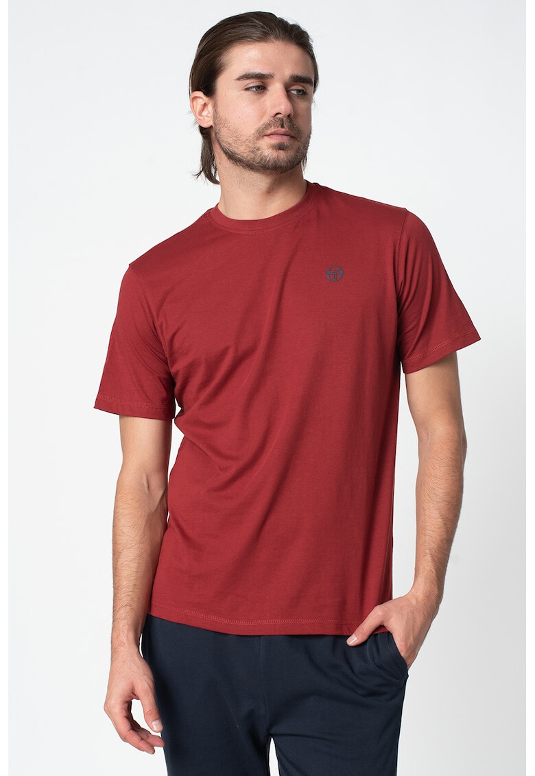 Sergio Tacchini Памучна тениска Run с лого - Pepit.bg