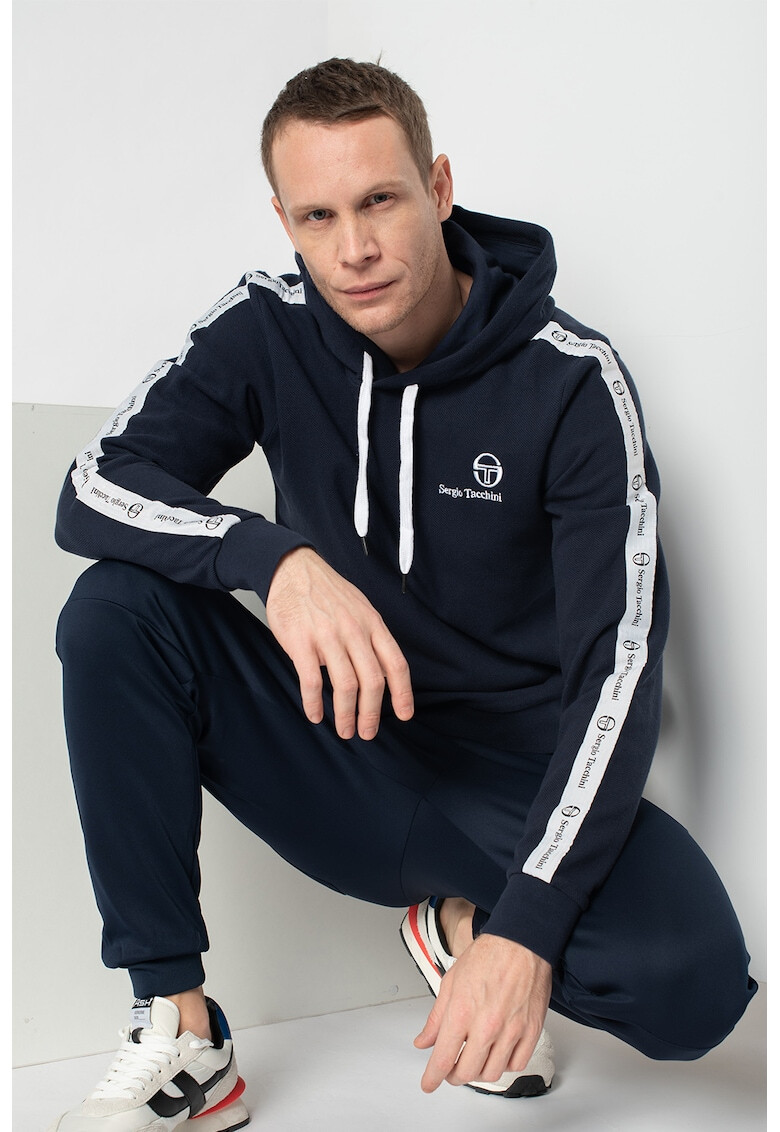 Sergio Tacchini Суитшърт Devok с качулка и лого - Pepit.bg