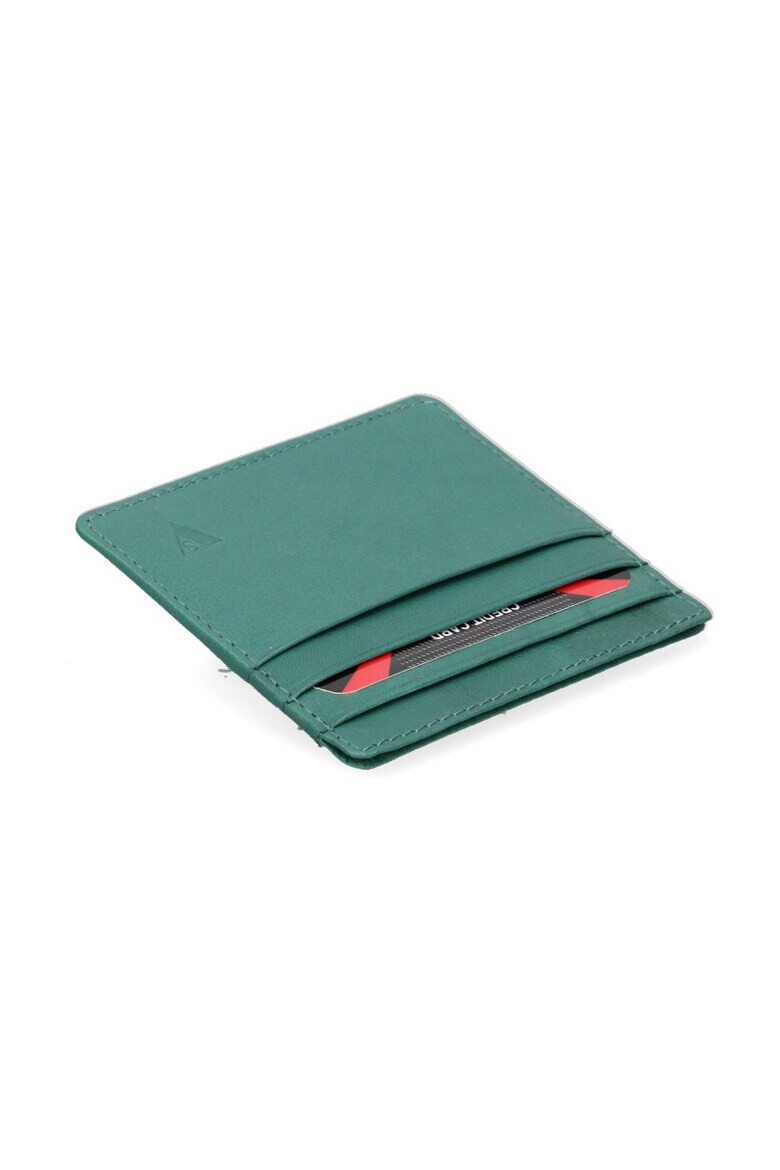 Sergio Valentini Кожен калъф за карти - Ментово зелено - Pepit.bg