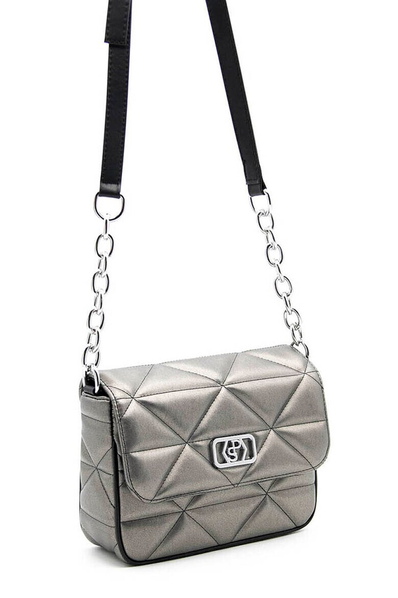 Silver&Polo Капитонирана чанта - Pepit.bg