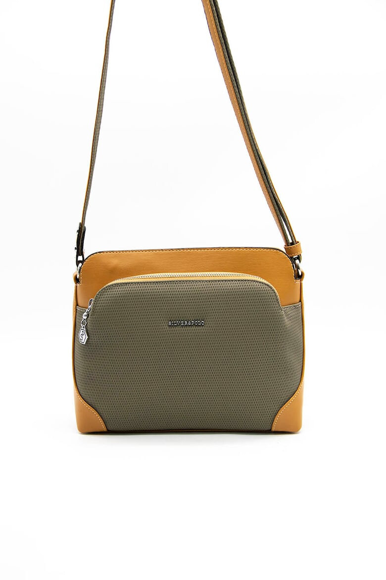 SilverPolo Чанта crossbody с джобове с цип - Pepit.bg