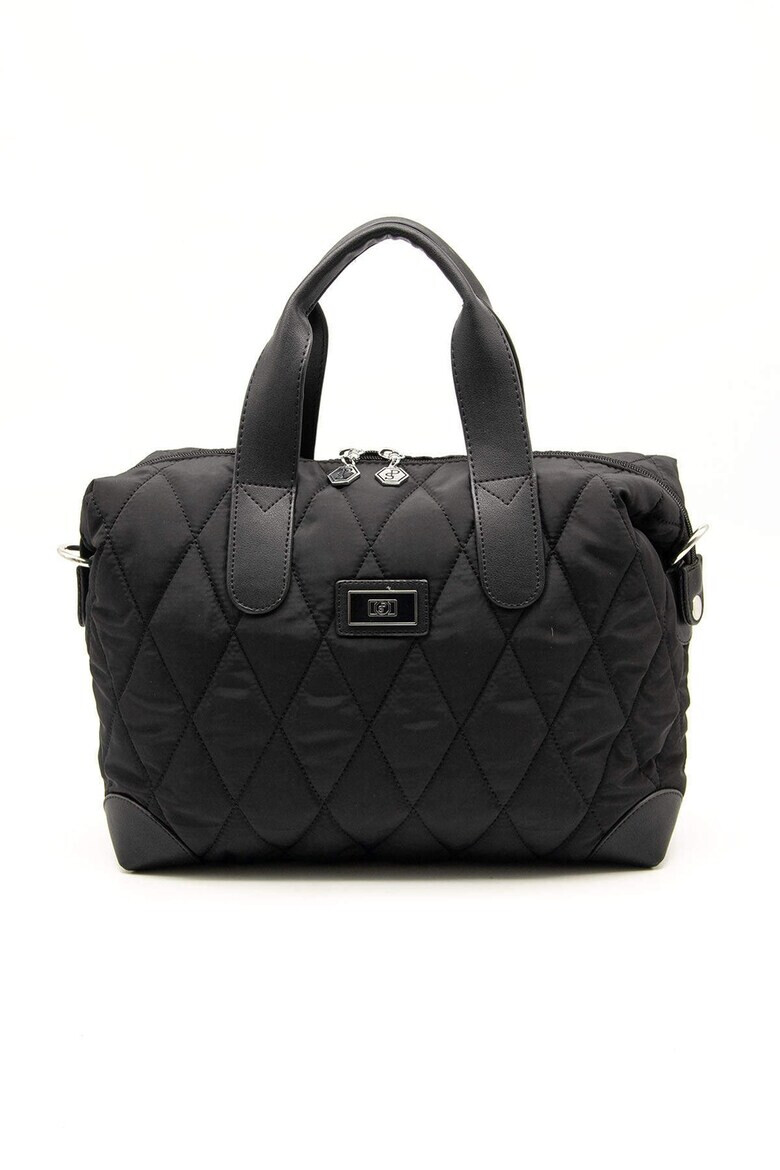 SilverPolo Чанта duffle с лого - Черен - - Pepit.bg