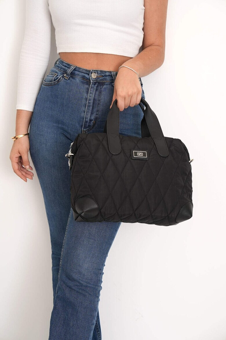 SilverPolo Чанта duffle с лого - Черен - - Pepit.bg