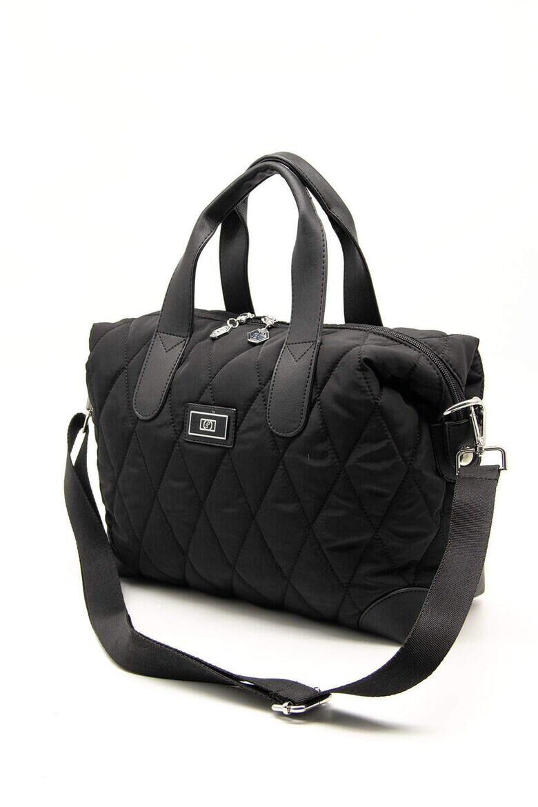 SilverPolo Чанта duffle с лого - Черен - - Pepit.bg