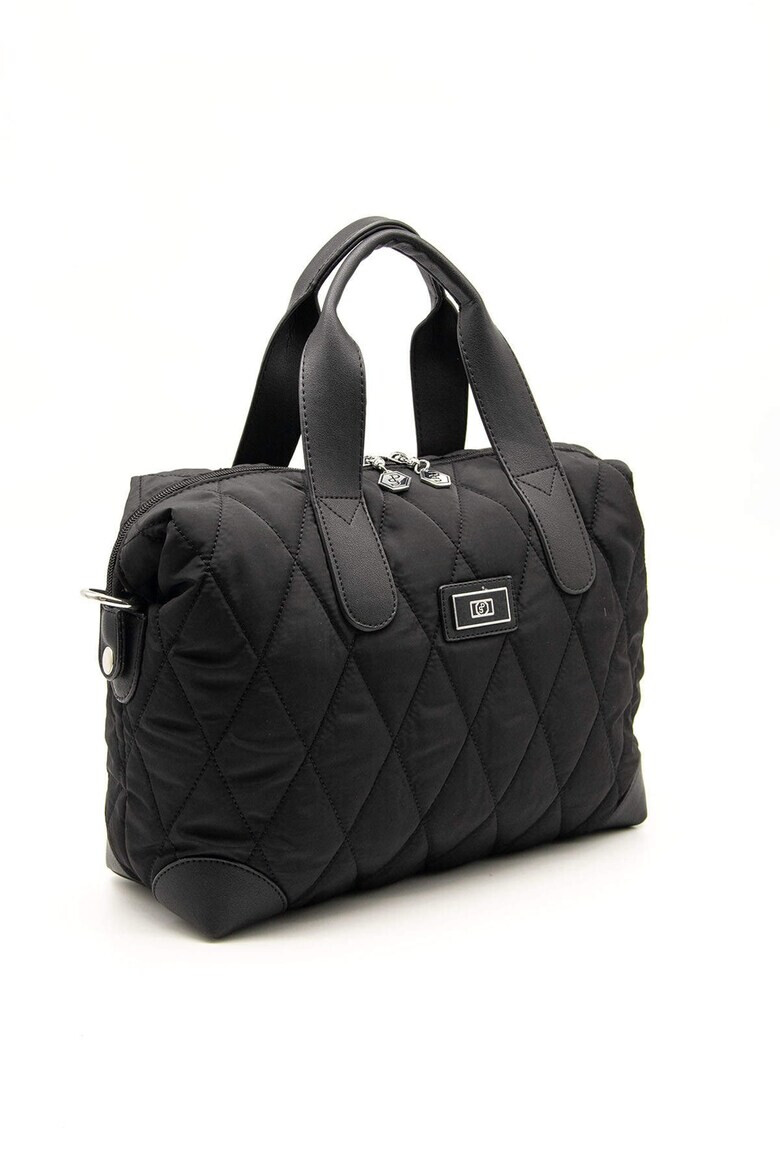 SilverPolo Чанта duffle с лого - Черен - - Pepit.bg