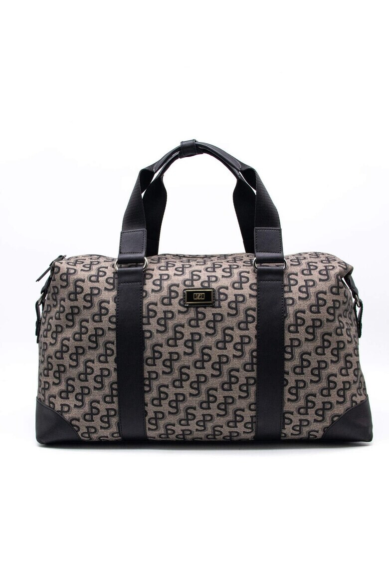 SilverPolo Чанта duffle с лого - Сив/Черен - Pepit.bg