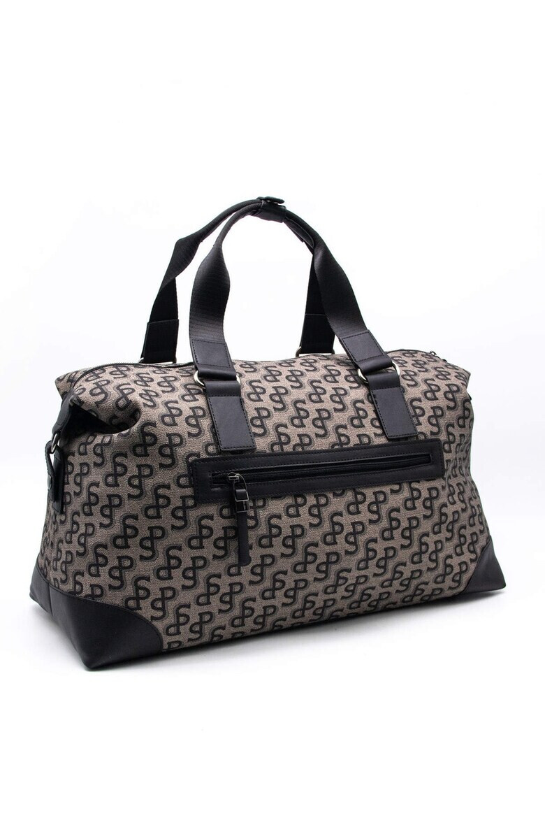 SilverPolo Чанта duffle с лого - Сив/Черен - Pepit.bg