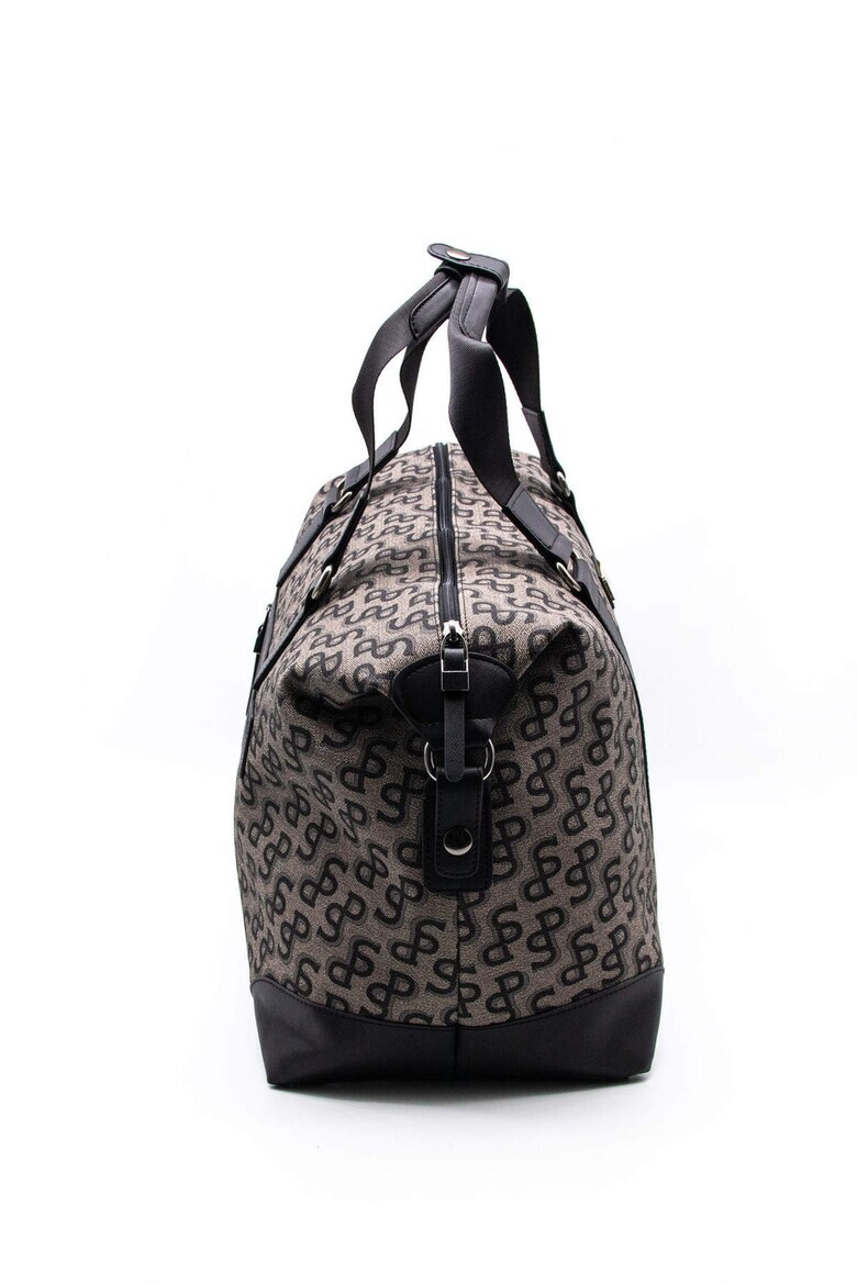 SilverPolo Чанта duffle с лого - Сив/Черен - Pepit.bg