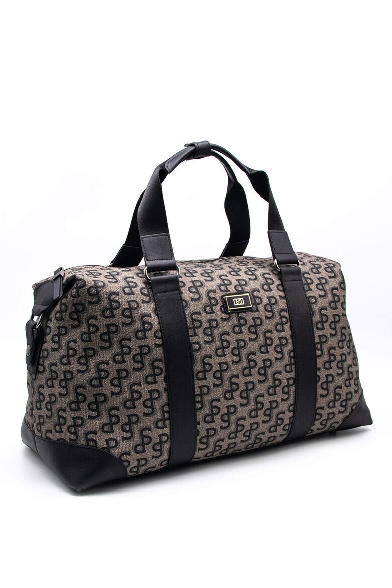 SilverPolo Чанта duffle с лого - Сив/Черен - Pepit.bg