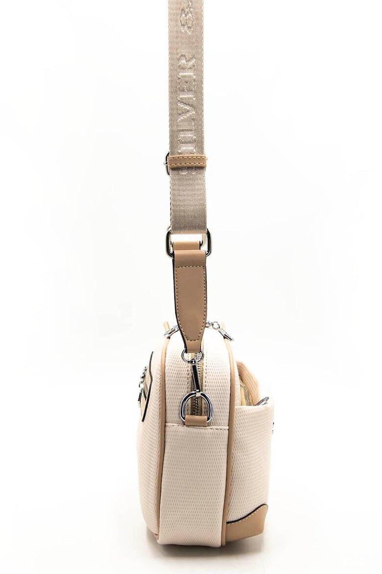 SilverPolo Мрежеста чанта crossbody - розов - Pepit.bg