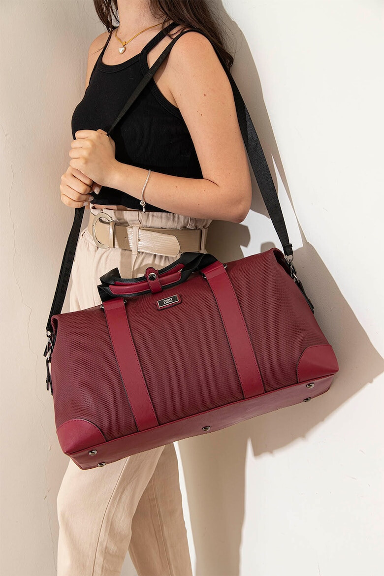 SilverPolo Чанта duffle с текстуриран вид - Pepit.bg