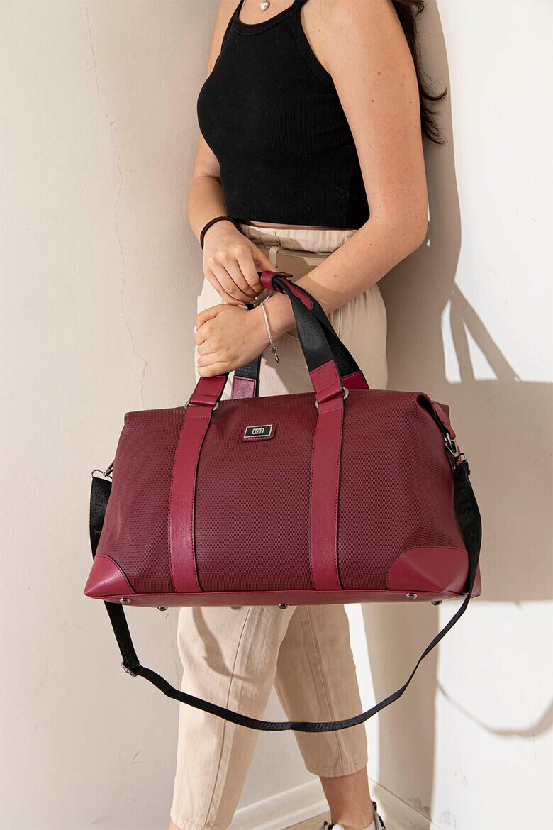 SilverPolo Чанта duffle с текстуриран вид - Pepit.bg