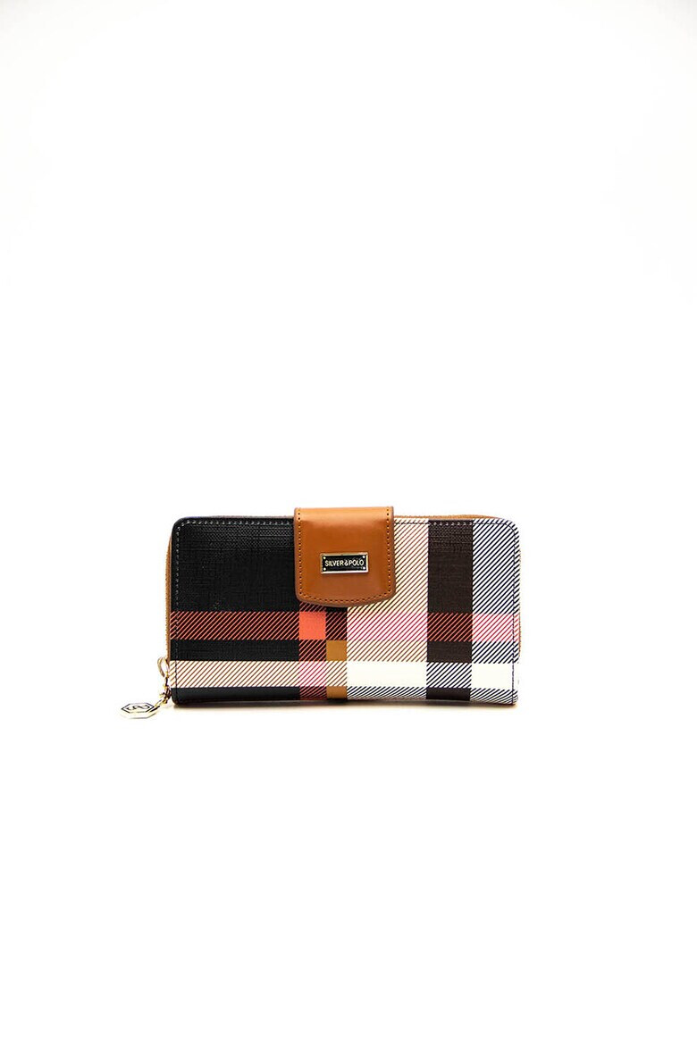SilverPolo Портфейл с каре - Pepit.bg