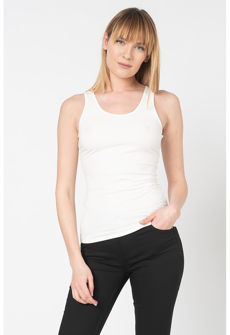 Silvian Heach Collection Рипсен топ Singlet Singlet - Pepit.bg