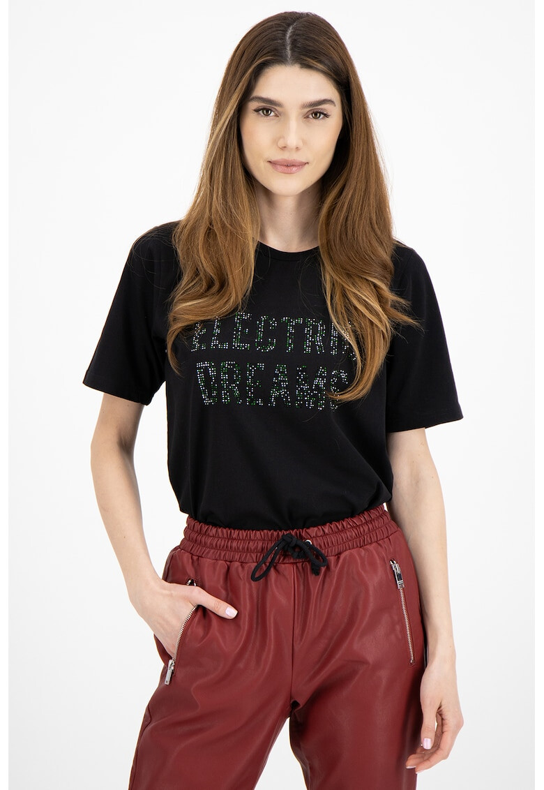 Silvian Heach Collection Тениска с надпис - Pepit.bg