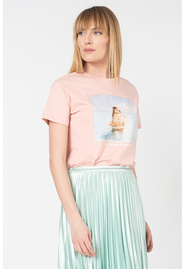 Silvian Heach Collection Тениска Todee с фигурален десен - Pepit.bg