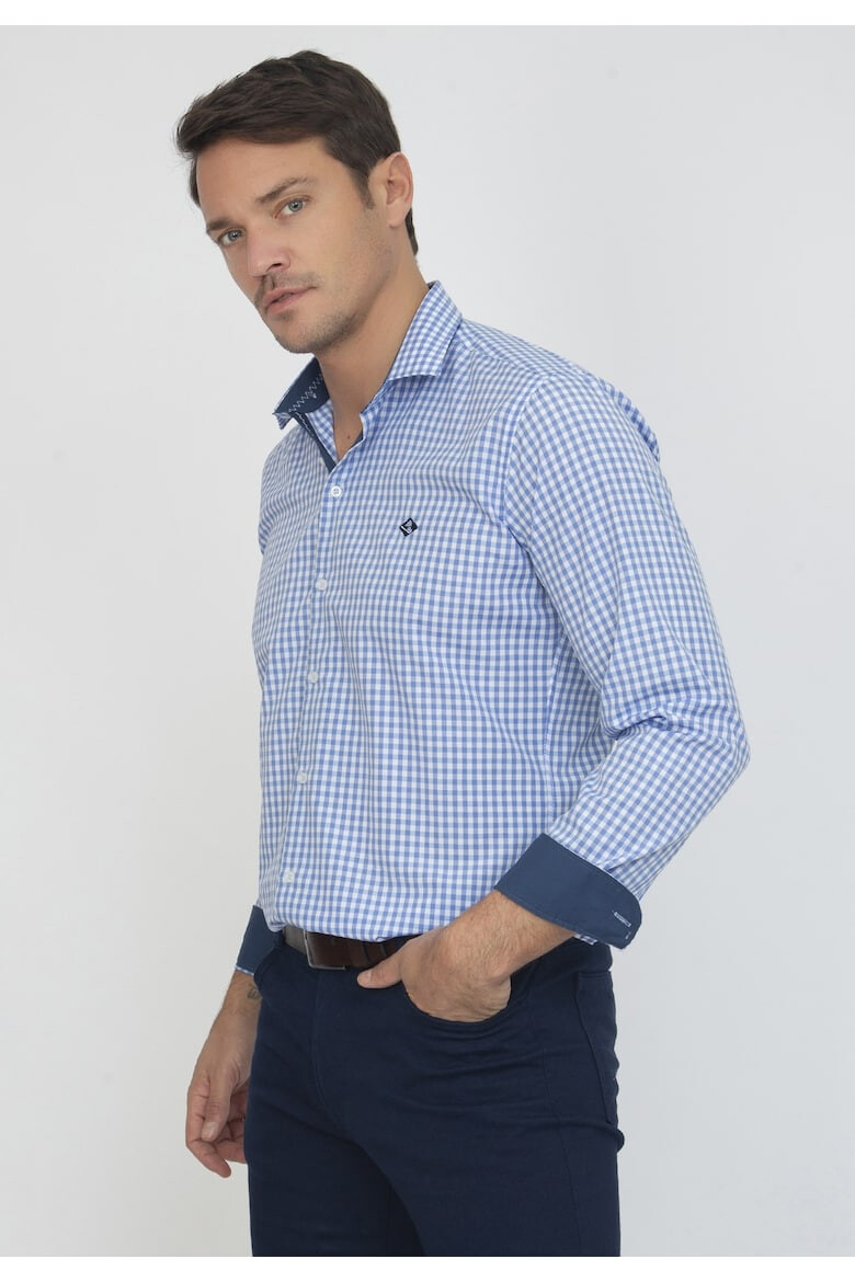 Sir Raymond Tailor Риза regular fit с кариран модел - 65499 - Pepit.bg