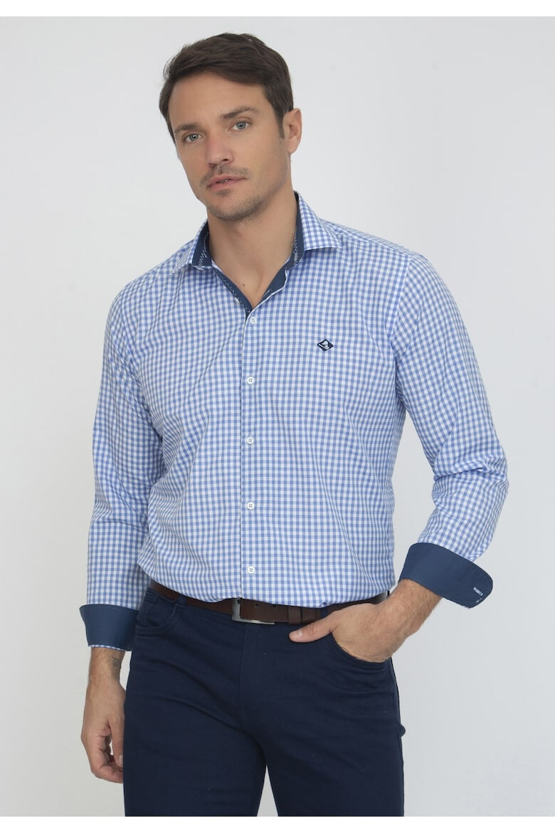 Sir Raymond Tailor Риза regular fit с кариран модел - 65499 - Pepit.bg